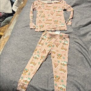 Gingerbread bamboo pajamas